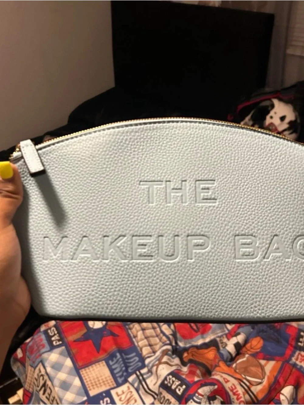 The Makeup Bag Cosmetic Pouch in Light Blue by
